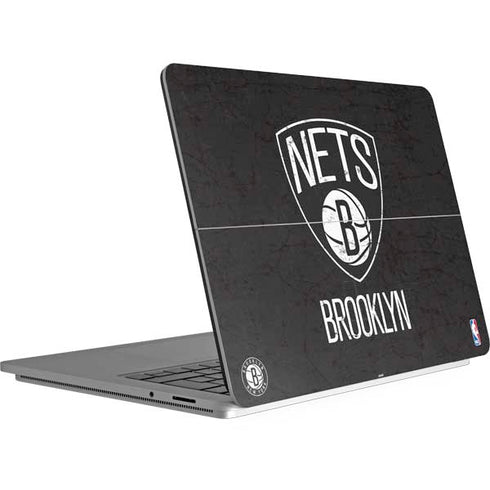 NBA Brooklyn Nets Distressed Surface Laptop Studio Skin
